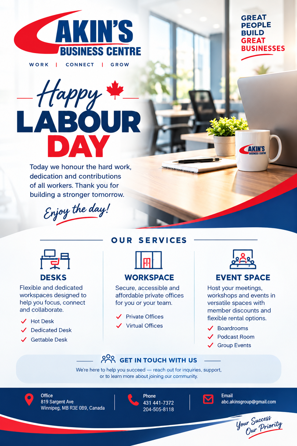 Happy Labor Day - Akin's Biz